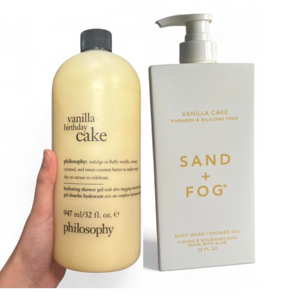 Philosophy & Sand + Fog Vanilla Cake Body Wash Shower Gel